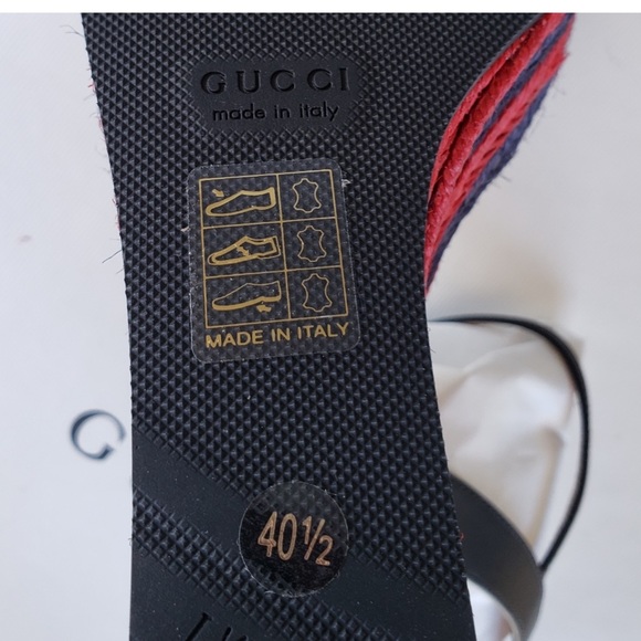 Gucci Black Red/Blue Marmont Double GG
Espadrille Sandals
$750 Size:US10.5 - Picture 2 of 5